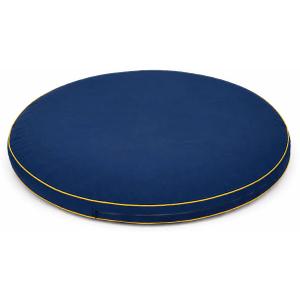 Outdoor Round Daybed Cushion, 66'' Patio Sunbed Replacement Pad for Rattan Furniture, 4'' Thick Circle Lounger Mattress for Garden, Poolside and Balcony (66'' x 4'') Light blue
