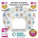 Little Grape Land Ergonomic Nursing Pillow,New Breastfeeding Pillows Support for Mom and Baby,Breathable and Soft with Cute Washable Cover, Multi-Use Feeding Pillow for 0–12 Months, Animals