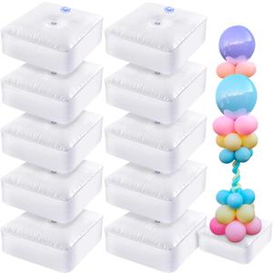 Balloon Arch Stands Base, Heavy Weight Water Bag for Balloon Column Stand and Balloon Arch Set, 4 Pcs Water Fillable Base for Party Wedding Graduation Birthday Decor