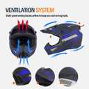 Adult Dirt Bike ATV Motocross Helmet DOT Approved S