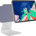 USU iPad 10th Gen & iPad 11''(A16) Magnetic Stand, Adjustable Sturdy Mount Holder on Desk. (Silver)