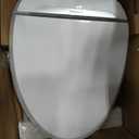 Bio Bidet USPA PRO Modern Bidet Seat, Warm Water, Heated Seat & Dryer, Remote Control, Round
