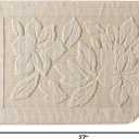 Bath Mat - Bath Rug - Bath Mats for Bathroom - Washable Shower Mats - Sink Floor Towels - 100% Turkish Cotton Bathroom Mats (1, Light Brown)