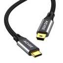 AGVEE 3.3ft USB-C to Mini USB Cable, Mini-B 5-Pin Data Charger Cord