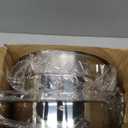 8 Inch Cake Pan - 3PCS Stainless Steel Round Layer Cake Baking Pans with 100 PCS Parchment Paper, Round Bakeware for Party Birthday Wedding, Mirror Finish & Dishwasher Safe