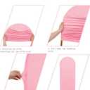 Peomeise 7.2FT Wedding Arch CoverPink Arch Backdrop Cover Stretchy Spandex Backdrop Stand Covers for Birthday Party Ceremony Banquet Decor(86.4" L x 48" W)