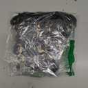 2pcs Bow Garland Banner, Ribbon Bow Party Decorations for Baby Shower Girls Bow Coquette Birthday Party Decor (Black)