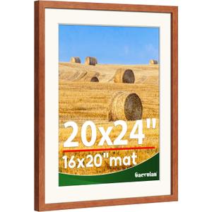 20x24 Picture Frame, Distressed Farmhouse Wood Texture Frame