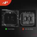 A-Premium Power Window Regulator (with 2 Pins Motor) Front Passenger Side Compatible with Honda Civic 2006-2011
