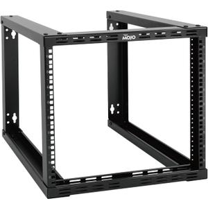 Tecmojo 9U Fixed Wall Mount Network Rack 15.8inch Depth Open Frame for Server Data/AV/IT/Communication/Computer Equipment/Patch Panel Heavy Duty