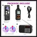 Dunzy 5 Pcs Ghost Hunting Equipment Kit Ghost Hunting Box with 1 Emf Meter 2 LED Balls and 1 Digital Voice Recorder Paranormal Equipment Emf Meter Detector for Home Outdoor
