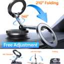 CoolpowNewest Vacuum Magnetic Phone Holder for Car Phone Holder MountMovable Vacuum Suction Magsafe Car Mount Cell Phone Holders for Your Car Accessories for Women Men for iPhone 17 16 15 14 Kits