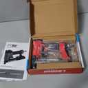 Arrow Pneumatic Staple Gun, Oil-Free Upholstery Stapler with 3750 Pieces T50 1/4", 3/8", 1/2" Staples, Adjustable Exhaust, for Woodworking, Professional and DIY Projects, PT50