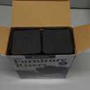 Bed Risers Furniture Risers Heavy-Duty Rectangular Adjustable Block Lift to 3 inches and 4.3 inches Desk, Sofa, Chair Legs, Refrigerator, Washing Machine Support up to 4000 pounds (Square-black-4 Pack)