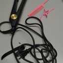 Hair Crimper for Womens Beach Waves Pink Deep Waver Curling Iron, 1.25-Inch Ionic Ceramic Hair Tool with Four Temperature Settings, Easy to Use for Long/Short HairPink