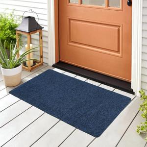 Door Mats-Thin Indoor Doormat-3' x 2' Large Front Door Mat for Outside-Non-Slip Entryway Rug-Low Profile Absorbent Doormat for Entryway Patio, Porch Garage, 36'' x 24''