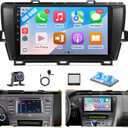 8Core 4+64GB Upgrade Screen for Toyota Prius 2010-2015 Radio with Carplay Android Auto, Android 13 9inch Touchscreen for Prius Stereo with Bluetooth + CANBUS + Rear Camera-for Big Screen Without J.B.L