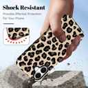 Magnetic for iPhone 17 Case for Women Men, Brown Leopard | Cool Cheetah Pattern Design [Compatible with MagSafe] 2-Layer Hybrid Shockproof Glossy Protective Cover