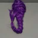 morvally Womens 47 Inches Purple Long Braided Ponytail Wig - Anime Cosplay Wigs for Women Halloween Costume Party (Purple, Adults)