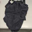 Aqua Eve Plus Size Swimsuit Women One Piece Swimsuit Tummy Control High Neck Bathing Suit Ruched Swimwear (Black -1)
20W