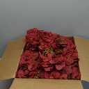 80 Pcs Roses Artificial Flowers, Silk Crimson Burgundy Artificial Flowers Petals Long Stem Roses for Wedding Bouquet Home Party Decor