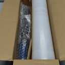 FugaCity Stretch Wrap Film-15 Inch 1000 ft 60 Gauge Shrink Wrap for Pallet Wrapping, Industrial Strength 1 Roll Pallet Wrap with Handles, Moving Supplies Plastic Wrap Roll, 500% Stretch, Transparent