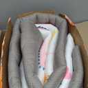 Baby Play Mat - Thicken 71x59 Inch Soft Foam Crawling Mat for Playpen & Floor, Non-Slip Waterproof Playmats for Infants & Toddlers, Portable Foldable & Machine Washable, Dinosaur & Letters