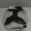 Lelepet Warm Dog Coat Reflective Dog Fleece Vest Waterproof Jacket Windproof Winter Cold Weather Coats with Adjustable Buckle Jackets for Large Dogs, Black, L