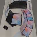 Case Keyboard for Google Pixel Tablet 11 inch 2023/2024 Cover - 7 Color Rainbow Change Backlit Detachable Magnetic Keyboard with Mouse - Black