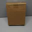 WILLBOND 6 Pcs Christmas Paper Star Lantern with String Light Red and White Hanging Ornament 3D Christmas Star Fans Circle Cover Lantern Hollow Lampshade for Xmas Home Party Decor