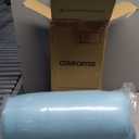 UNIKOME Queen Comforter Set Aqua Blue - Ultra Soft Boho Pintuck Down Alternative Bedding Set for All Seasons, 3 Pieces Lightweight Warm Pinch Pleat Bed Set with Comforter, 2 Pillowcases