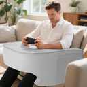 ASIEIT Lap Desk for Adults, 23.2" D x 20.8" W Memory Foam Gaming Pillow Desk with Arm Rest & Pocket, Bed Desk & Reading Pillow for Working, Gaming, Crochet on Couch, Bed, Carpet