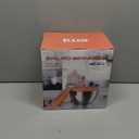 EMOJOY Stainless Steel Salad Spinner Large, 3-in-1 Vegetable Wash Bowl, Salad Bowl & Lettuce Spinner, Fruit Cleaner with Non-Slip Base, Dishwasher Safe, 5 Blade Slicer & Egg Yolk Separator, 4.25Qt