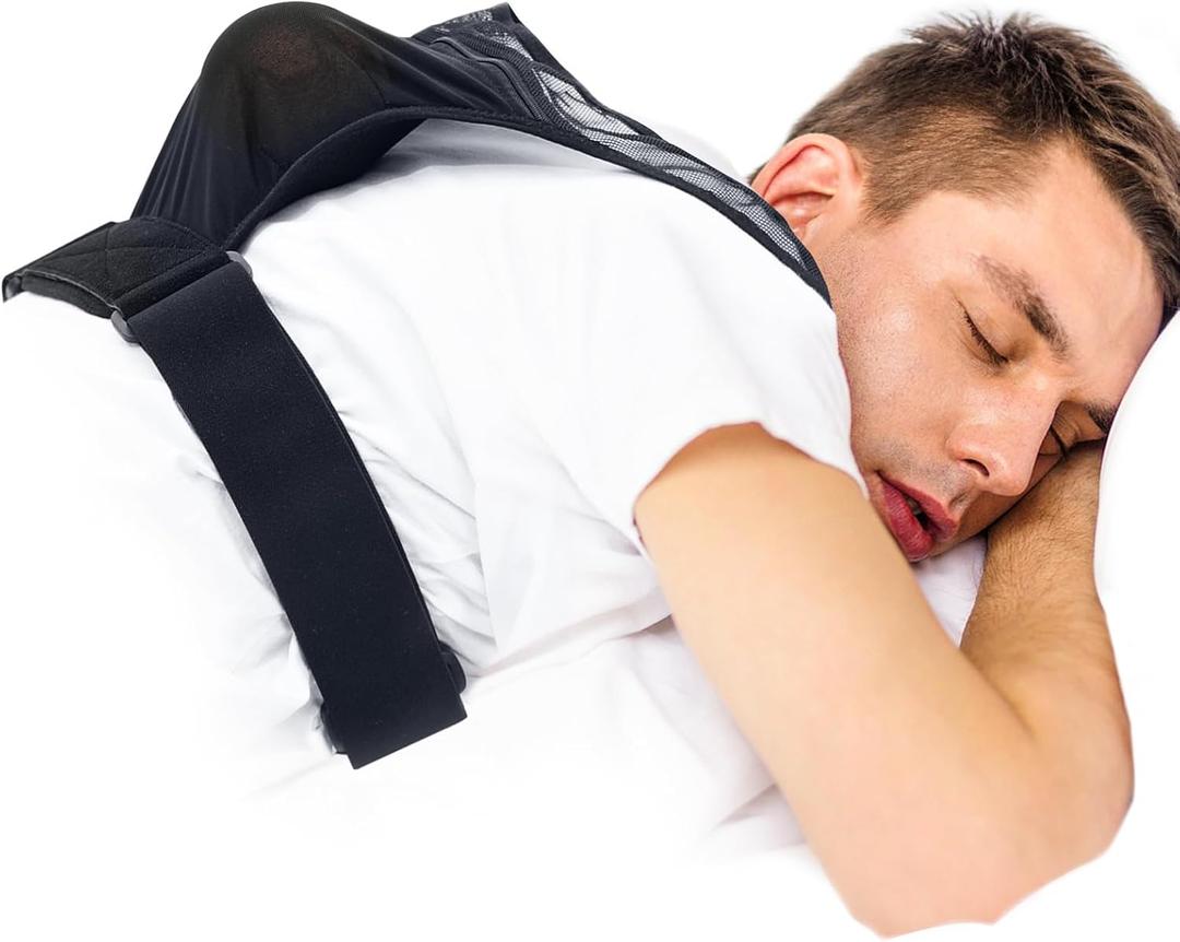 Side Sleeping Positional Snore Aid Device, Anti Snoring Side Sleeper, Snore Stopper, Sleep Position Trainer for Sleeping on Your Side for Change Your Supine Sleep Positions or Better Breathing