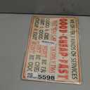 Funny Metal Tin Signs Garage Sign For Men Work Shop Decor Retro Humor Sign Garage Conversions Sarcastic Posters Good Cheap Fast Sign Train Decor For Boys Room 8x12 Inch