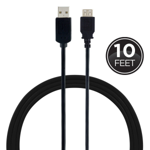 GE 10ft USB Printer Cable, Black
