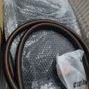 Ayleid Retractable Garden Hose Reel,5/8 in x 100 FT Wall Mounted Hose Reel, with 9- Function Sprayer Nozzle, Any Length Lock/Slow Return System/Wall Mounted/180Swivel Bracket (Black)