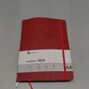 2026 Planner, Large Weekly and Monthly Planners, A4 Faux Leather Daily Calendar 2026 Planner, 12 Month Agenda from Jan. to Dec., Hardcover Habit Tracker Journal(Red)