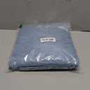 PAVILIA Dusty Blue Knit Throw Blanket for Couch Bed, Soft Knitted Farmhouse Sofa Throw for Living Room, Lightweight Decorative Summer Throw Blanket for Chair, Outdoor Textured Boho Blanket, 50x60