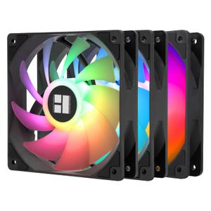 Thermalright TL-C12C-S X3 CPU Fan,120mm 4pin PWM Silent Computer Case Cooler Fan, with S-FDB Bearing Included, up to 1500RPM PC Cooling,ARGB3 Quantities
