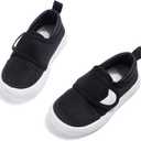 Newsonet Baby Shoes Boy Girl First Walker Shoes Barefoot Mesh Walking Shoes Lightweight Non-Slip Sneakers Toddler Infant for 6 9 12 18 24 Months (Black)