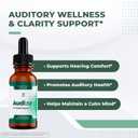 Audizen Drops Natural Daily Liquid Supplement with Herbal Extracts, Maca Root, Green Tea, Grape Seed & Ginseng Non-GMO, Gluten-Free, Plant-Based, GMP Certified, Made in USA - 30ml, 2 Month Supply