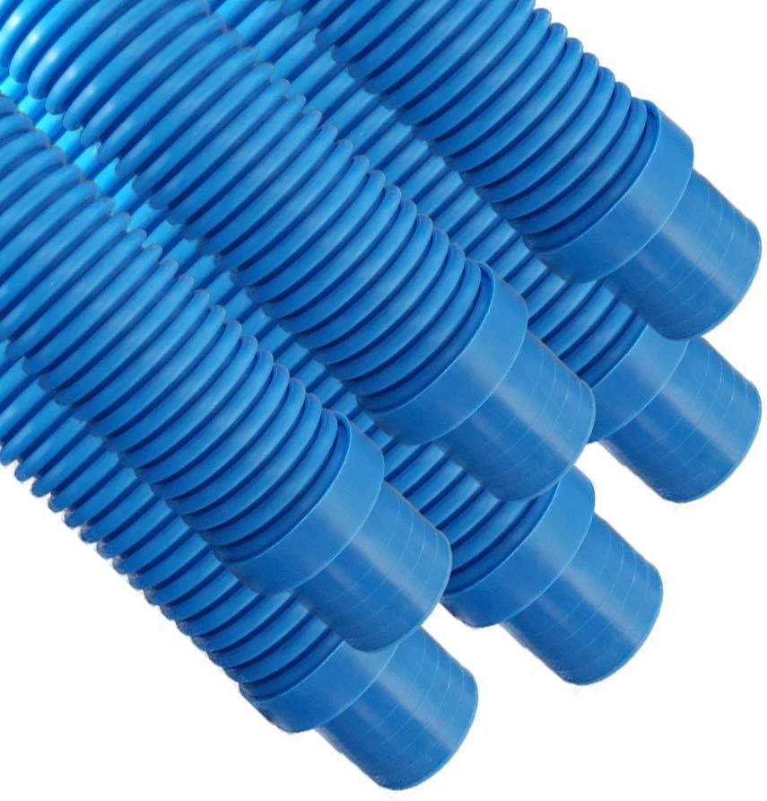 Puri Tech Universal Swimming Pool Cleaner Durable Hose 48 Long Blue Color 6 Pack Fit Including Hayward Navigator, Vac Ultra, AquaBug, Polaris ATV and More