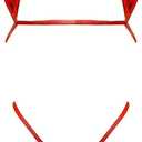 Lingerie Sets for Women Bra Panty Set Lingerie, Red, Onesize 2-8