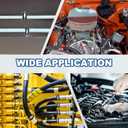 PATIKIL 2-3/16 Inch Cable Clamp, 8 Pack 304 Stainless Steel Rubber Cushioned Insulated Pipe Metal Clamp for Tube Pipe Hose Cable Wire Cord Installation