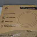 VOLISUN 2Pack 5CCT LED Flush Mount Ceiling Light, 7 inch Dimmable Ultra-Thin LED Ceiling Light Fixture, 3000K-6500K Selectable, 15W LED Ceiling Lights for Bedroom, Kitchen, Closet and Hallway (White)