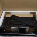 Merax Bathroom Vanity with Sink 18.6 Inch, Cabinet with Storage Shelf & Toilet Paper Holder (Black)