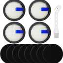 4 Pack HEPA Filters and 8 Pack Sponge Filters Compatible with Afoddon A200Pro/A200, ORFELD B08/C10A/C10G Cordless Vacuum Cleaner