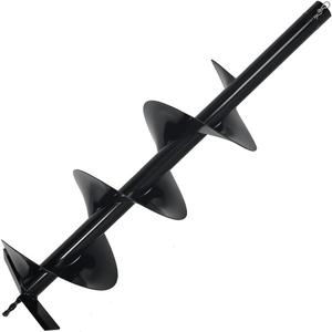 XtremepowerUS 8" Replacement Auger Bit for Post Holes Digger Hole Maker Planting Drill 3/4" Shaft Size Plant Fence Hole Digger Gardening DIY Projects