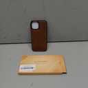 LOHASIC Compatible with iPhone 15 Case, Luxury Elegant Leather Business Classic Soft Grip Back Cover Full Body Protective Shockproof Back Cover Phone Cases for iPhone 15 6.1 inch - Brown